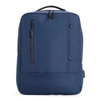 Mochila de Nylon 22 Litros com 4 compartimentos, sendo o principal com bolso para notebook 15,6. Com divisórias internas para acessórios, a mochila possui bolso lateral, suporte externo USB e alça para engate em malas de viagem.