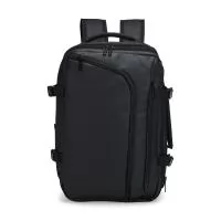 Mochila em nylon com uma camada de PU impermeável com capacidade máxima de 28 litros. Conta com abertura expansível e fivelas laterais ajustáveis para melhor aproveitamento do espaço interno. Possui compartimento principal em poliuretano termoplástic