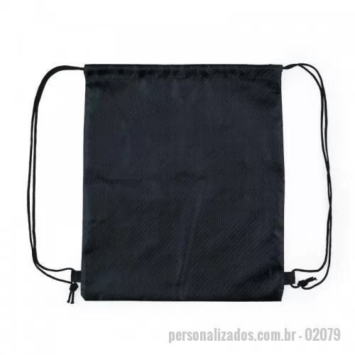 Mochila saco personalizada - Mochila saco inteira colorida, com duas alças para costa, fechamento superior material em nylon.