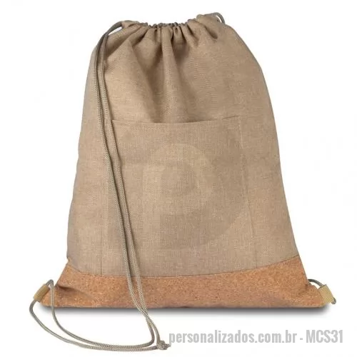 Mochila saco personalizada - Mochila Saco Ecológica Personalizada