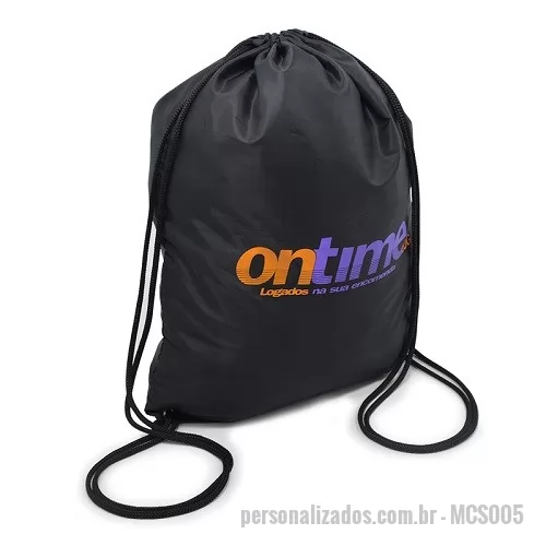 Mochila saco personalizada - Mochila Saco Nylon Emborrachado