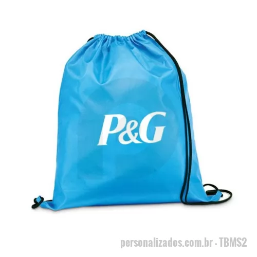 Mochila saco personalizada - Mochila Saco Personalizada, disponível em diversas cores.