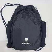 MOCHILA SACO EM NYLOM PERSONALIZADA   COM LOGO 