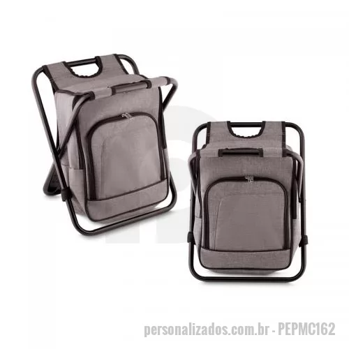 Mochila térmica personalizada - Mochila Bolsa Tirmica com Cadeira Personalizada