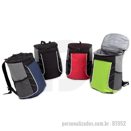 Mochila térmica personalizada - Mochila Térmica com Bolsos Frontais e Laterais