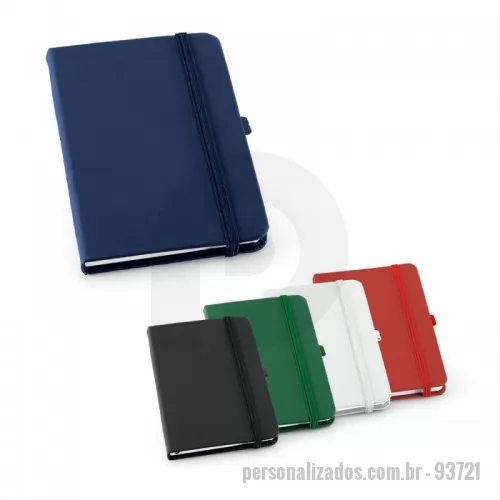 Moleskine personalizado - Caderno A6 com capa dura em c. sintético e 80 folhas pautadas. 90 x 140 mm