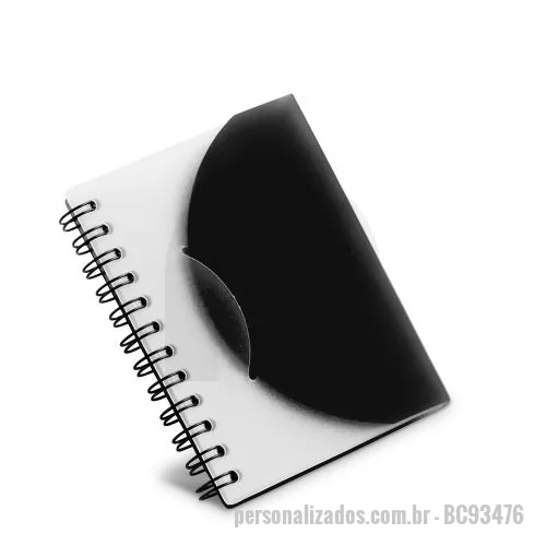 Moleskine personalizado - Caderno A7 em PP com folhas lisas