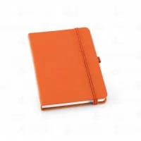 moleskine personalizado 14X 9 CM . Caderno capa dura em couro sintético. Com porta esferográfica e 80 folhas não pautadas.