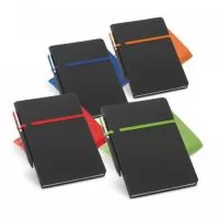 Moleskine em Couro sintético com 96 folhas não pautadas