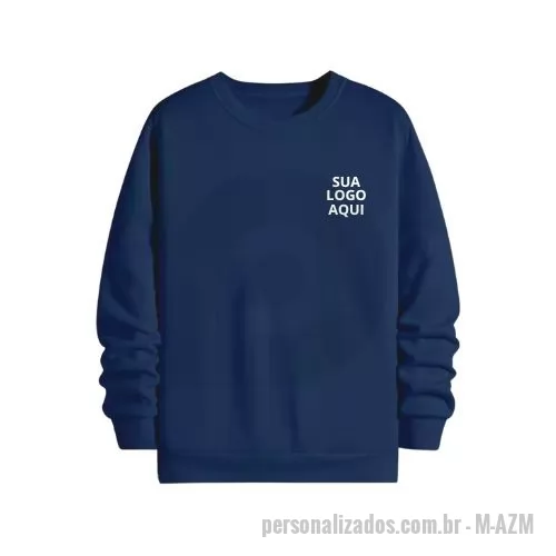 Moletom personalizado - Blusão de Moletom Gola Careca Personalizado - Exclusividade e Conforto em Um Só Produto! SOMOS FABRICANTES Impressione seus clientes, parceiros ou colaboradores com nosso Blusão de Moletom Gola Careca Personalizado. Um brinde exclusivo que combina qualidade, conforto e estilo, perfeito para promover a sua marca de maneira memorável. Características do Produto: Material: Confeccionado em moletom de alta qualidade, proporcionando maciez e durabilidade. Personalização: Personalize com o logo ou design da sua empresa, disponível em diversas cores e tamanhos para atender às suas necessidades específicas. Design: Gola careca clássica, prática e sempre na moda. Possui acabamento impecável com costuras reforçadas para maior resistência. Conforto: Tecido respirável e aconchegante, perfeito para todas as estações do ano, garantindo conforto durante todo o dia. Ajuste Perfeito: Corte regular que se adapta bem ao corpo, oferecendo liberdade de movimento sem sacrificar o estilo.