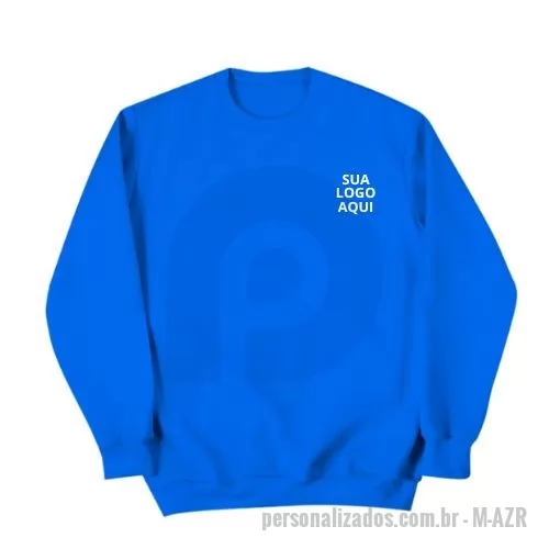 Moletom personalizado - Blusão de Moletom Gola Careca Personalizado - Exclusividade e Conforto em Um Só Produto! SOMOS FABRICANTES Impressione seus clientes, parceiros ou colaboradores com nosso Blusão de Moletom Gola Careca Personalizado. Um brinde exclusivo que combina qualidade, conforto e estilo, perfeito para promover a sua marca de maneira memorável. Características do Produto: Material: Confeccionado em moletom de alta qualidade, proporcionando maciez e durabilidade. Personalização: Personalize com o logo ou design da sua empresa, disponível em diversas cores e tamanhos para atender às suas necessidades específicas. Design: Gola careca clássica, prática e sempre na moda. Possui acabamento impecável com costuras reforçadas para maior resistência. Conforto: Tecido respirável e aconchegante, perfeito para todas as estações do ano, garantindo conforto durante todo o dia. Ajuste Perfeito: Corte regular que se adapta bem ao corpo, oferecendo liberdade de movimento sem sacrificar o estilo. 