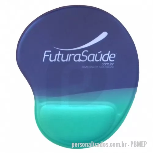 Mouse pad ergonômico personalizado - Mouse pad de neoprene ergonômico personalizado em sublimação 