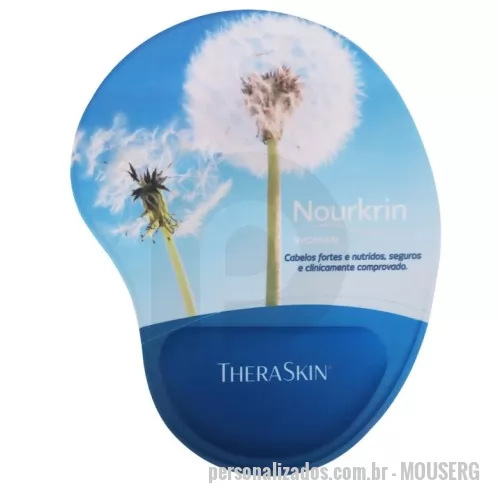 Mouse pad ergonômico personalizado - Mouse Pad Ergonômico c/apoio de Pulso com espuma e personalizados com a sua logo