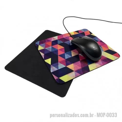 Mouse pad personalizado - Mouse Pad 20cm x 20cm em PVC.