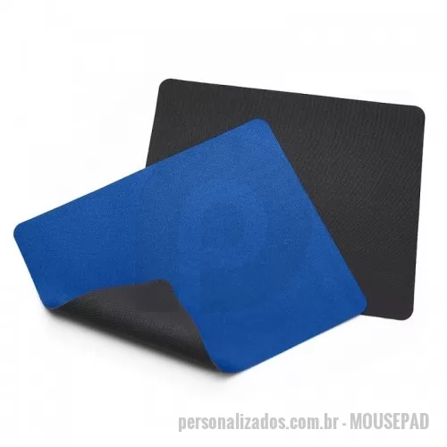 Mouse pad personalizado - Mouse pad retangular de tecido, parte inferior emborrachada para evitar deslizamento.