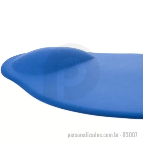 Mouse pad personalizado - Mouse Pad ergonômico de neoprene com apoio de espuma para o punho. Parte inferior em material antiderrapante, que ajuda a impedir o deslizamento do mouse pad.