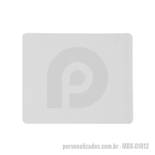 Mouse pad personalizado - Mouse pad retangular em poliéster flexível e base emborrachada com textura antiderrapante. Possui superfície ideal para o uso de mouses ópticos em jogos e outras atividades que demandem alta precisão.