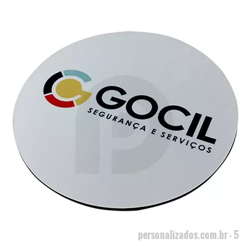 Mouse pad personalizado - Material 100 personalizado%, produto nacional com altíssima qualidade. Garantia de funcionamento em mouse óptico ou a laser. Base em PVC impressa em 4 cores com laminação anti reflexo. 