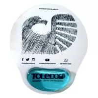 Material 100 personalizado%, produto nacional com altíssima qualidade. Garantia de funcionamento em mouse óptico ou a laser. Base em PVC impressa em 4 cores com laminação anti reflexo. 