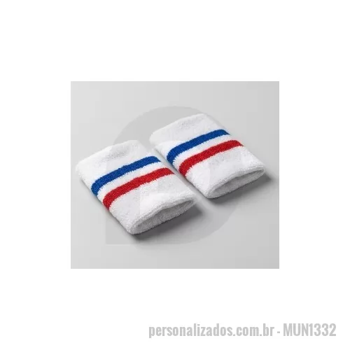 Munhequeira personalizada - Munhequeira Personalizada - MUN1332 - Munhequeira de algodão poliamida - 182629 - Munhequeira