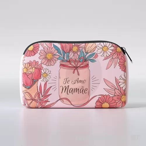Necessaire em Neoprene personalizado - Necessaire Personalizada em NEOPRENE 3mm com zíper diferenciado e cursor niquelado. Possui comprimento e altura ideais para uso em viagens e no dia a dia