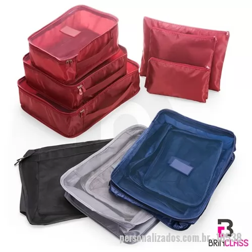 Nécessaire personalizado - Kit necessaire com 6 peças.