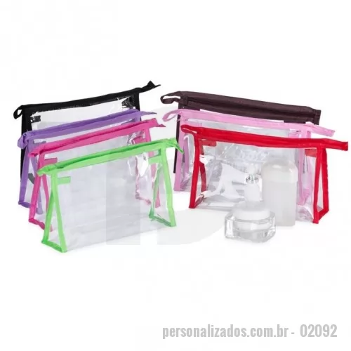 Nécessaire personalizado - Necessaire Plástica