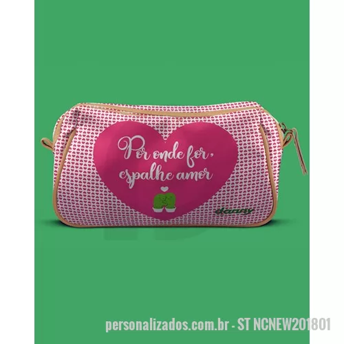 Nécessaire personalizado - Necessaire de Tecido Personalizada