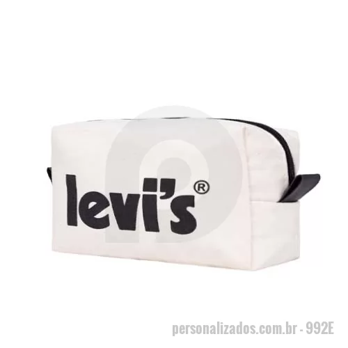Nécessaire personalizado - Somos fabricantes! Nécessaire produzida em algodão cru com gravação do logotipo em serigrafia. Medidas 18x10x08