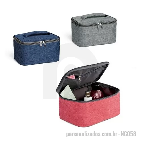 Nécessaire personalizado - Nécessaire Tecido Estilo Frasqueira