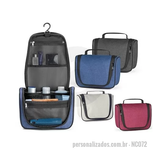 Nécessaire personalizado - Nécessaire Cabideira com Divisórias