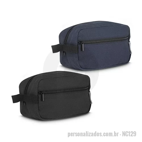 Nécessaire personalizado - Necessaire em algodão 340g/m² reciclado. Dimensão Produto: 13 x 24 x 11 cm Peso do Produto: 0,102 kg