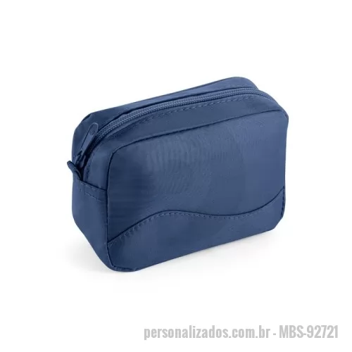 Nécessaire personalizado - Bolsa multiusos em microfibra com zíper. Disponível numa variada gama de cores.