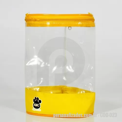 Nécessaire personalizado - Necessaire confeccionada em Nylon70  com transparencia em cristal, em todas as cores e tamanhos a definir.