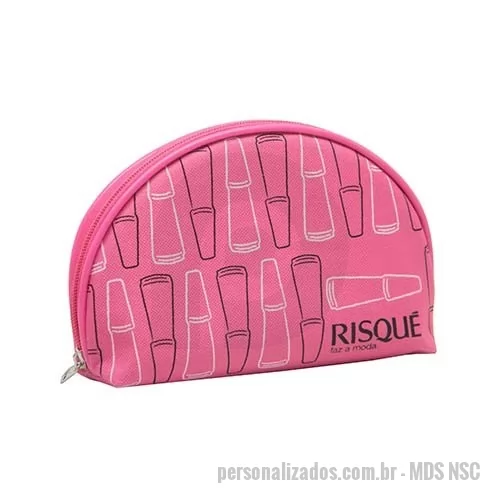 Nécessaire personalizado - Nécessaire em nylon  com ZIPER - outras PVC  - Bagun