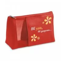 Necessaire Promocional com Microfibra com tela