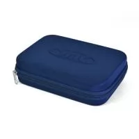 Case Porta Objetos termomoldado em E.V.A com revestimento em malha helanca para um melhor acabamento e qualidade final. Permite armazenar cosméticos, medicamentos ou itens de higiene com segurança, protegendo-os graças à firmeza do material em que é confeccionado.  Sua marca poderá ser divulgada neste brinde com aplicação de logomarca em gravação em alto relevo para um estilo mais clean ou através de estampa em transfer de alta qualidade. A ideia é promover sua empresa ou ação promocional ao mesmo tempo que traz um produto útil e funcional para seus colaboradores.