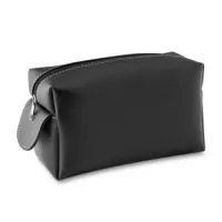 Necessaire em couro sintético.