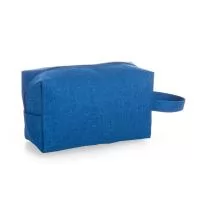 Nécesseire versátil em nylon resistente à água, fechamento em zíper, forro em poliéster. Alça lateral de mão.
