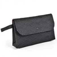Necessaire termomoldado em E.V.A com revestimento em helanca e aplicação minimalista e sofi sticada de logomarca; perfeito para presentear público vaidoso e moderno que aprecia produtos com informação de moda.  Detalhes como o material texturizado e forro cor-de-rosa fazem com que o produto seja muito mais que um brinde, mas um presente de utilidade diária e muita qualidade. O fechamento por botão de pressão facilita o manuseio e traz ares de delicadeza ao produto.  Procura por uma divulgação de marca efetiva e com excelente preço? Entre em contato e conheça nossas facilidades!