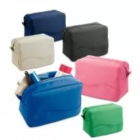 Nécessaire Bolsa multiusos em microfibra com zíper. 130 x 90 x 65 mm