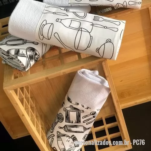 Pano de prato ou copa personalizado - Panos de prato em algodão personalizado em silk ou bordado.Fabricamos com medidas e estampas personalizados.