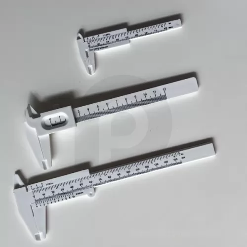 Paquímetro personalizado - Paquímetros - modelos c/escalas 15cm / 12cm / 8cm 