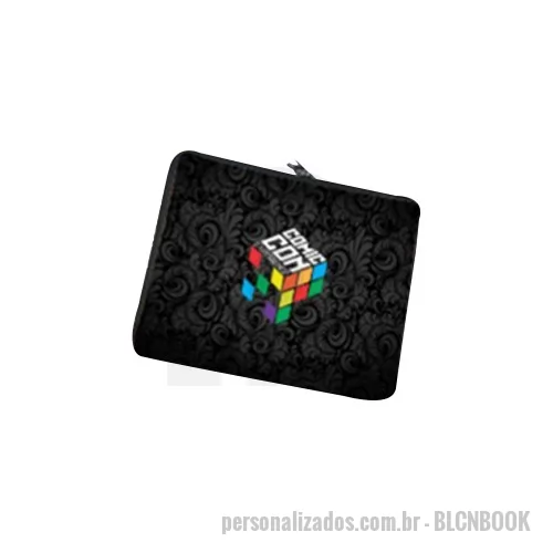 Pasta de neoprene personalizada - Pasta NoteBook Neoprene  de 12´´/15´´/17´´ Polegadas