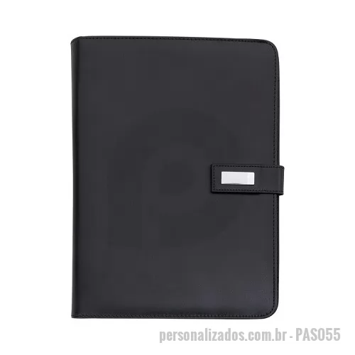 Pasta executiva personalizada - Pasta Convenção com Bloco de Anotações e Porta Cartões