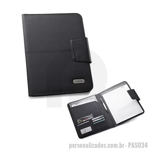 Pasta executiva personalizada - Pasta Convenção com Bloco de Anotações