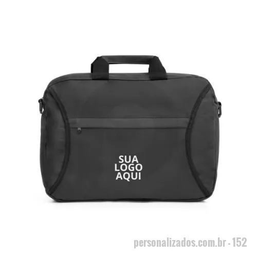 Pasta executiva personalizada - Pasta Executiva Multifunções Personalizada. Pasta multifunções em 600D, ideal para brindes corporativos. Possui um compartimento exterior aberto e forrado, além de um prático bolso frontal com zíper. Com alça de ombro ajustável e alças de mão reforçadas, é um brinde robusto e versátil para qualquer empresa. Perfeita para eventos corporativos ou como parte de um kit de brindes para empresa, esta pasta multifunções é uma escolha de qualidade para representar sua marca