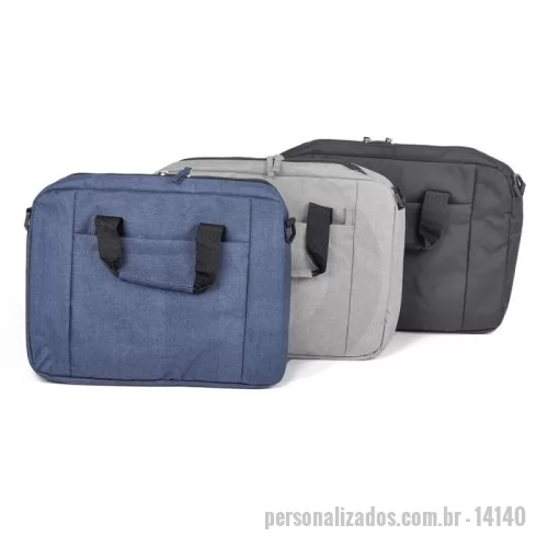 Pasta executiva personalizada - Pasta Executiva para Notebook 14 Polegadas- Pasta para notebook 14 polegadas em poliéster, possui dois bolsos com zíper, três compartimentos internos sendo um deles com alça protetora para o notebook. Gravação digital colorida