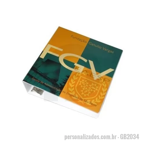 Pasta fichário personalizada - Pasta Fichário Personalizado solda com ferragem, em PVC cristal, personalizada, Medida