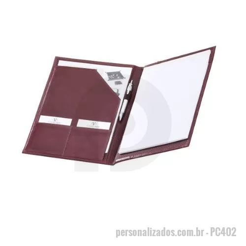 Pasta para congresso ou convenção personalizada - PASTA PARA CONVENÇÃO COURO PERSONALIZADO 